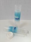Tubo laminado transparente redondo farmacêutico/dentífrico com tampão de parafuso