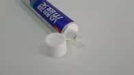 Tubo de D30mm Matt Touch Surface Soft Plastic para o gel do dente do dentífrico que empacota o parafuso lustroso no tampão do fez