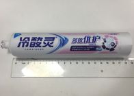 Tubo de dentífrico plástico macio do efeito ABL do toque que empacota com material especial