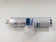 Tubo de empacotamento laminado ABL do dentífrico do tamanho do curso com o tampão de parafuso claro do reforço