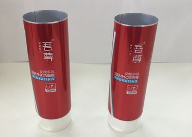 tubo cosmético laminado do revestimento 130ml barreira de alumínio que empacota com a pressão no tampão