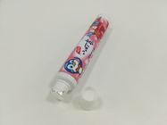 tubo de dentífrico laminado 50g das crianças que empacota o parafuso com nervuras cônico no tampão