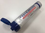 Dentífrico/tubo estratificado cosmético da prata 108g-D35mm com verniz lustroso