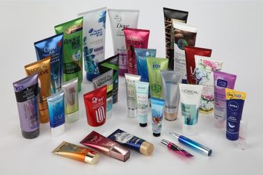 Tubo de empacotamento cosmético vazio Flexo combinado pacote com carimbo