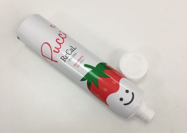 Tubo laminado ABL de grau alimentar da FDA com barreira de folha de alumínio de 12μ para extensão da vida útil no leite condensado e em molhos