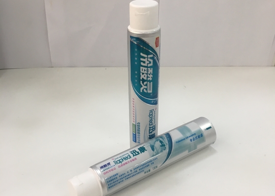 Barreira de alumínio tubo de dentífrico laminado com o tampão da parte superior da aleta, 275/12 de Thichness