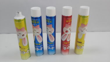 Tubo laminado do revestimento do CAL do plástico alumínio metálico para o empacotamento do gel do dentífrico das crianças