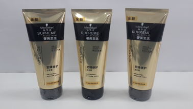 o alumínio do revestimento 200ml laminou os tubos de empacotamento do cosmético fixados lança no tampão 200ml