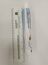 75 ml 5 camadas de pasta de dentes laminada tubo, tubo de cuidados orais com 6,5 polegadas de comprimento