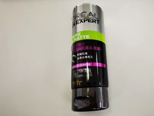 tubo de empacotamento cosmético de 100ml CAL+ em volta do diâmetro 50*119mm com a pressão no tampão