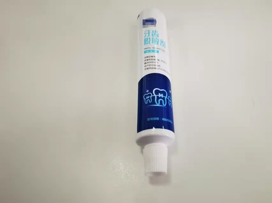 Deslocado imprimindo o tubo farmacêutico do diâmetro 28*123.8mm ABL do círculo com tampão do fez